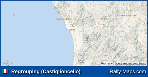 Regrouping Castiglioncello Stage Map Coppa Liburna Ciar