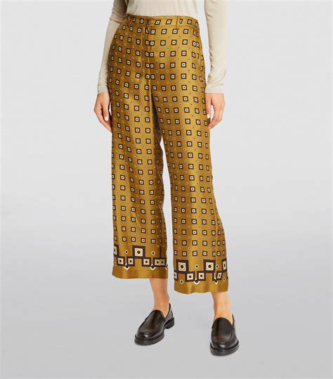 Max Mara Silk Timep Trousers Harrods Us