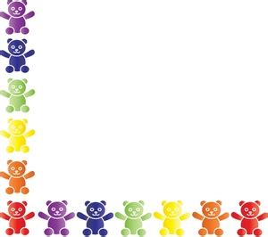 teddy bear clipart border cute - Clipground