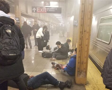 Hunt On For Brooklyn Subway Shooter See Pictures From The Scene In New