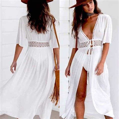 Robe Boh Me Longue Blanche Robes Bohemes