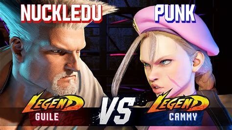 SF6 NUCKLEDU Guile Vs PUNK Cammy High Level Gameplay YouTube