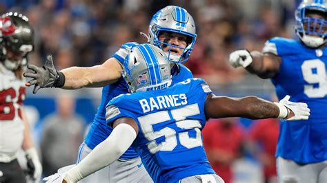 Detroit Lions Lb Derrick Barnes Attacking Rehab After Tearing Mcl Pcl