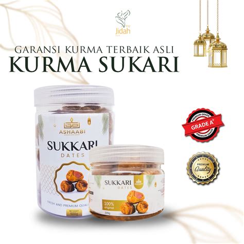 Jual Kurma Sukari Toples Premium Grade A Kurma Madu Buah Kurma Mesir