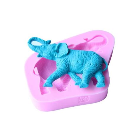 Ab Molde De Silicone Elefante Pasta Americana Biscuit Elo