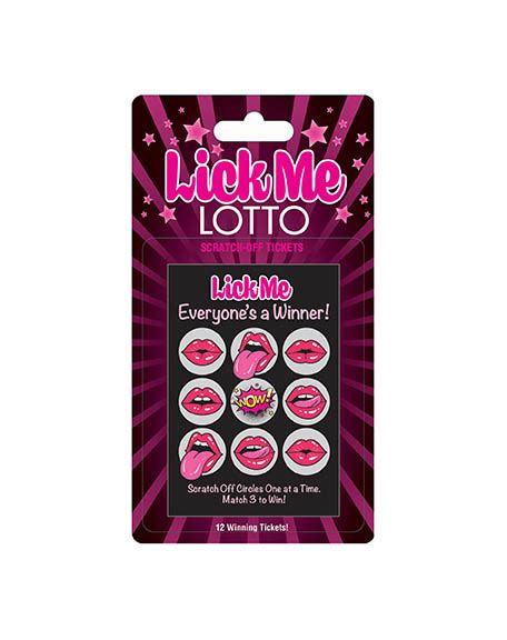 Bg069 Lick Me Lotto Scratch Ticket Oral Sex Game For Lovers