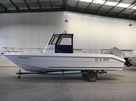 Waterwish Qd 20 5 Open Fiberglass Fishing Boat Buy Fiberglass Fishing