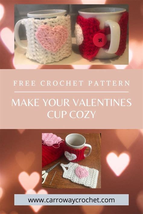 Free Mug Cozy Crochet Pattern Mug Cozy Crochet Pattern Carroway