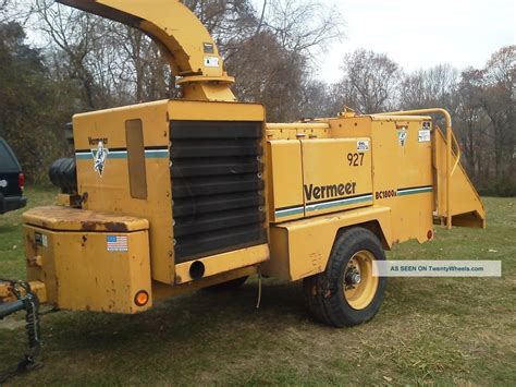 Vermeer Bc1800a Industrial Wood Chipper