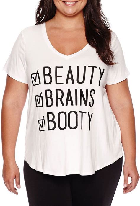 Boutique Boutique Short Sleeve Graphic Tee Trendy Plus Size Plus Size Tops Plus Size Women