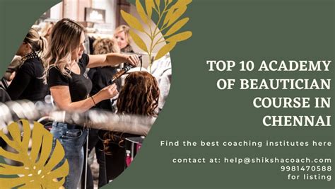 Top Academy Of Beautician Course In Chennai Contact Details