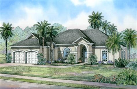 Mediterranean Style House Plan 3 Beds 2 Baths 2059 Sq Ft Plan 17 1138