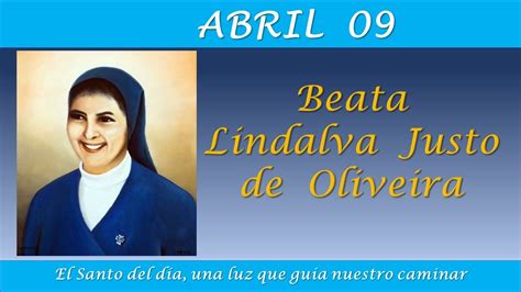 ABRIL 09 BEATA LINDALVA JUSTO DE OLIVEIRA YouTube