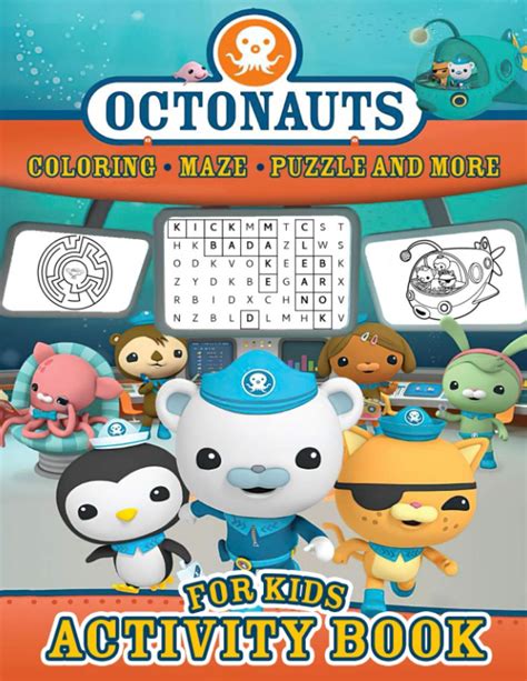 Octonauts Activity Book For Kids: Explore Children's Books With Lots Of Fun Activity Games To ...