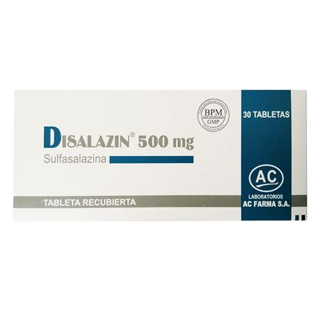 Disalazin 500mg Tableta Recubierta Inkafarma