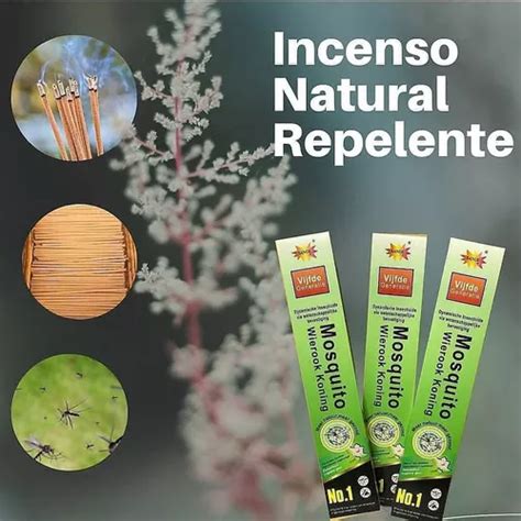 Incenso Natural Repelente Mata Mosquito Caixa Unidade