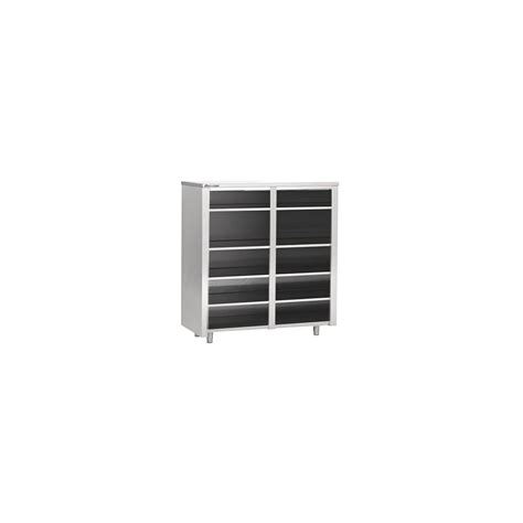 Armoire Inox Haute Ouverte P X H Mm Aisi Fabrinox