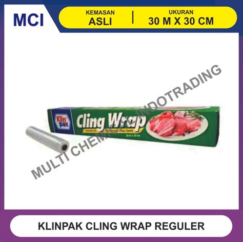 KLIN PAK CLING WRAP 30 M X 30 CM Lazada Indonesia