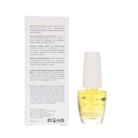 Opi Prospa Collection Manicure Nail And Cuticle Oil 0 5 Oz Lala Daisy