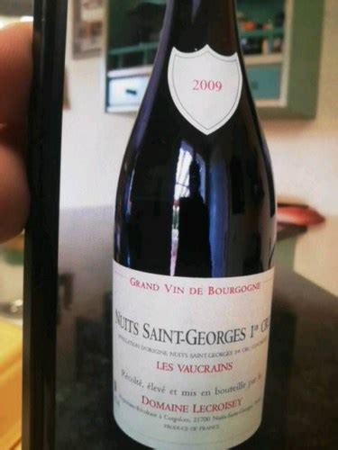 Domaine Lecroisey Nuits Saint Georges Er Cru Les Vaucrains Vivino Us