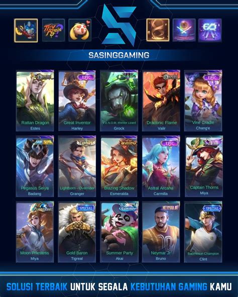 jual beli akun ml mobile legends terjual ketua  transaksi dm