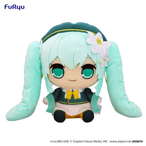 Hatsune Miku Kyurumaru Big Plush Toy Lily Ver