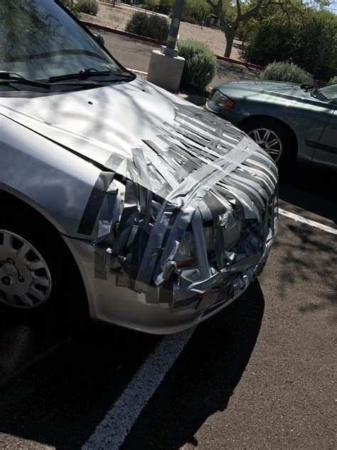 This Bumper Held On By Duct Tape Rmildlyinteresting