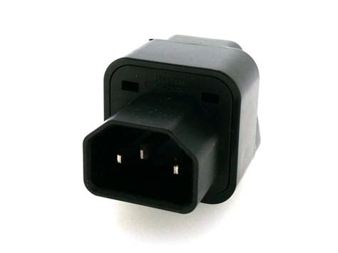 Iec C14 To Universal Female Au Us Uk Eu C13 And1 2in1 Adapter Power Plugsocket Help Tech Co Ltd