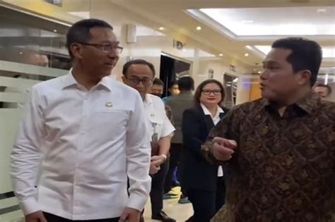 Pengamat Puji Langkah Heru Budi Bertemu Erick Thohir Kenapa Politik