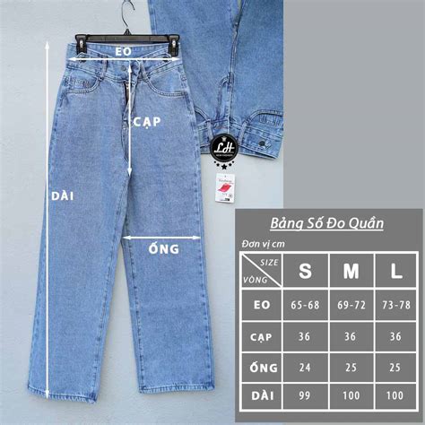 Tổng Hợp Hơn 82 Về Bảng Size Quần Jean ống Rộng Nữ Nec