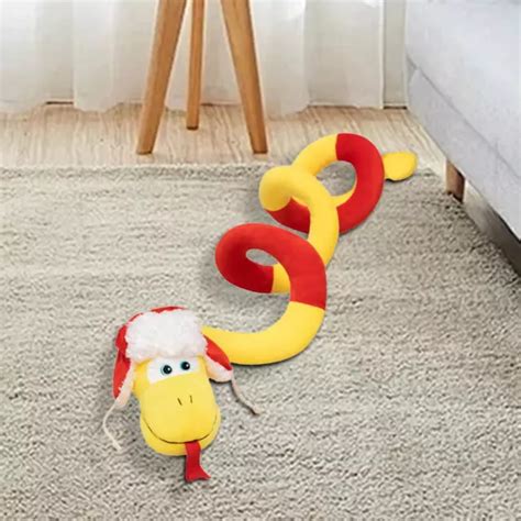 Chinese New Year Snake Plush Toy Cute Soft For Cabinet Birthday Gift