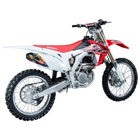 Fmf Honda Crf250r 14 17 Anodized Titanium 4 1 Rct Dual Slip On Exhaust At Mxstore