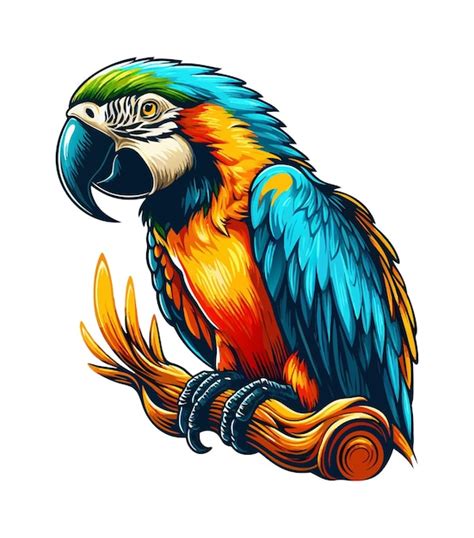 Premium Vector Macaw Bird Clipart