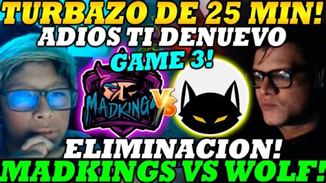 Mad Kings Vs Wolf Team Game Bo Turbazo De Min The