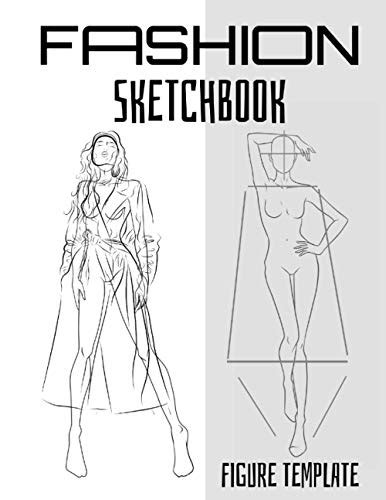 Fashion Sketchbook Figure Template Large Female Figure Template For