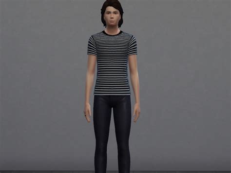 The Sims Resource Striped T Shirt