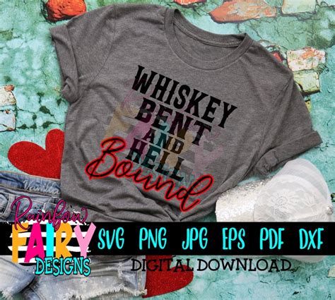 Whiskey Bent And Hell Bound SVG Country Music Svg Music Etsy