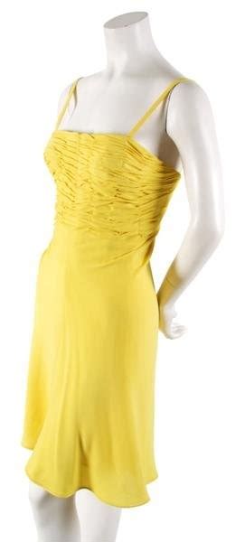 A Gianni Versace Yellow Dress, Size 40. - Nov 15, 2009 | Hindman in IL ...