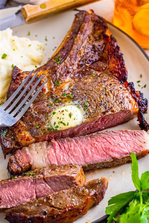 Marinated Air Fryer Ribeye Steak Recipe Bone In