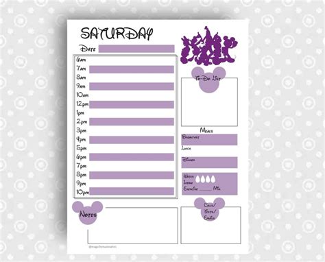 Disney Themed Daily Planner | Etsy