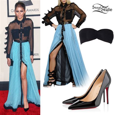 Zendaya: 2014 Grammy Awards Dress & Pumps | Steal Her Style