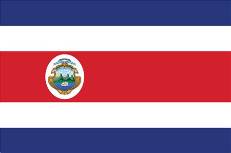 La Bandera De Costa Rica