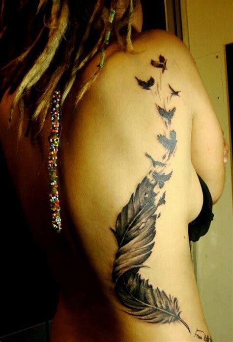 50 beautiful feather tattoo designs – Artofit