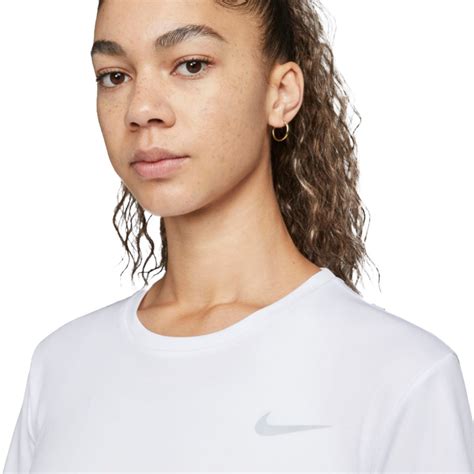 Camiseta Nike Dri Fit Miler Mujer White F Tbol Emotion