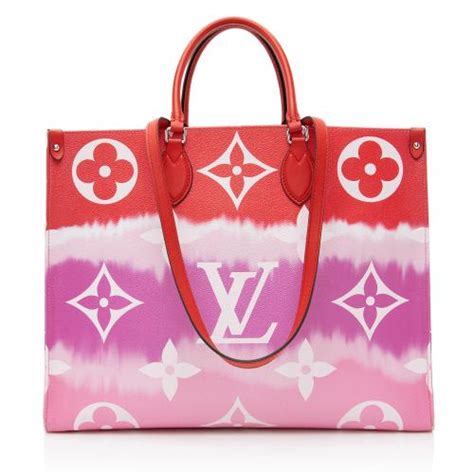 Louis Vuitton Giant Monogram Canvas Escale Onthego Gm Tote