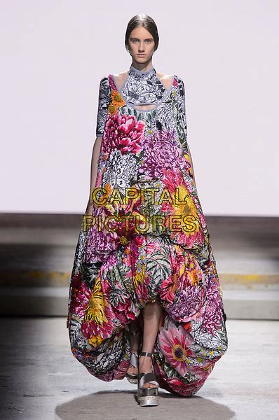 Mary Katrantzou Show At London Fashion Week CAPITAL PICTURES