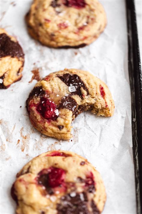 Raspberry Chocolate Chip Cookies Broma Bakery