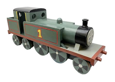 Large scratch-built wooden model of Thomas the Tank Engine L82cm ...