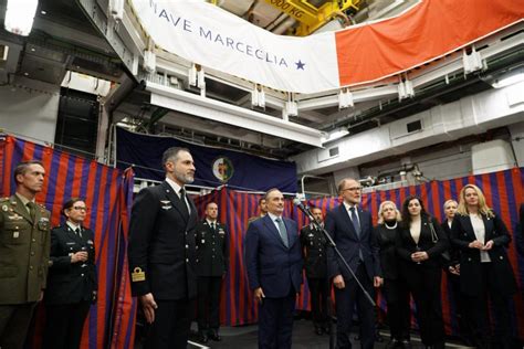 Sosta A Riga Di Nave Antonio Marceglia Ambasciata D Italia Riga