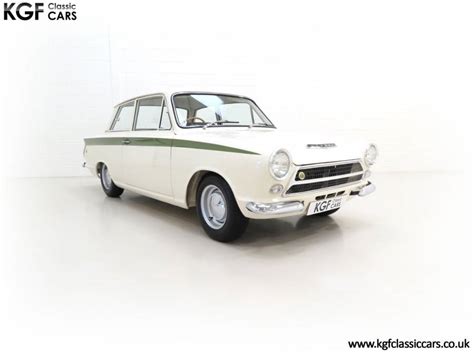 A Very Early Pre Aeroflow Ford Lotus Cortina Mk Ermine White